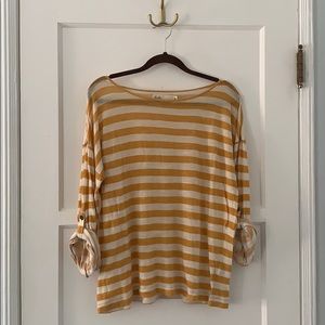 Striped knit madewell shirt. Slouchy and comfy.